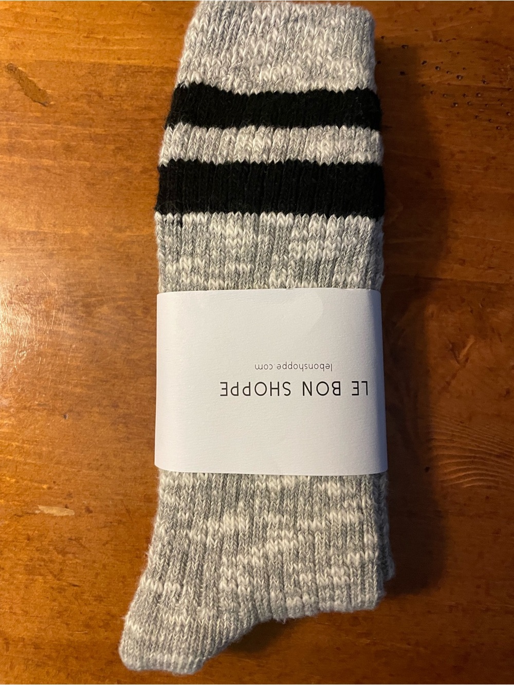 Le Bon Shoppe Cottage Varsity Socks Grey
